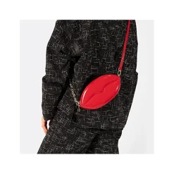 Aigner Leather Accessories-Bisou Pouch lipstick red
