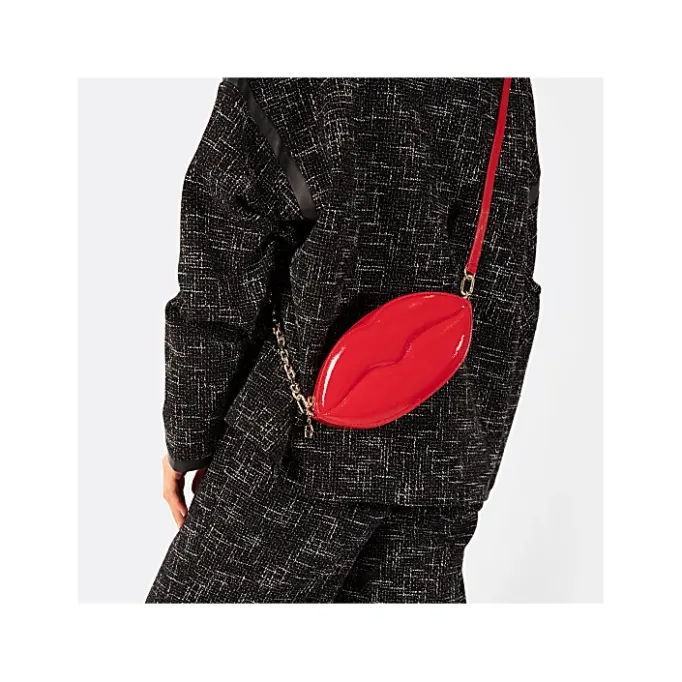 Aigner Leather Accessories-Bisou Pouch lipstick red