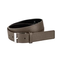 Aigner Belts-Business belt 3.5 cm coal brown