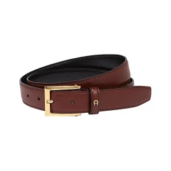 Aigner Belts-Business Belt 3 cm antic red
