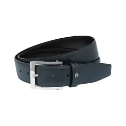 Aigner Belts-Business belt 3.5 cm marine
