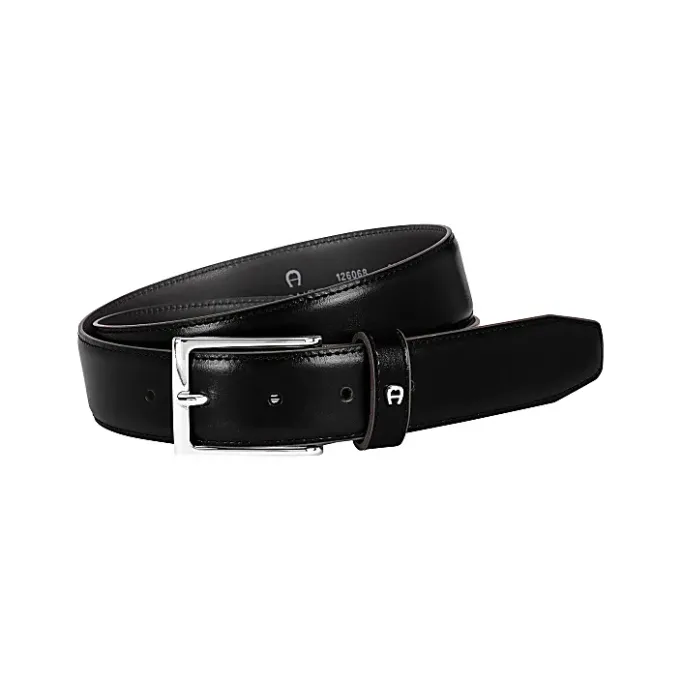 Aigner Belts-Business Belt 3,5 cm black