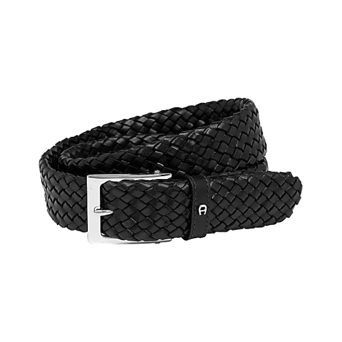 Aigner Belts-Business Belt 3.5 cm black