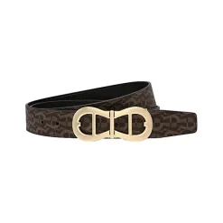 Aigner Belts-Business Reversible Belt 3.5 cm fango