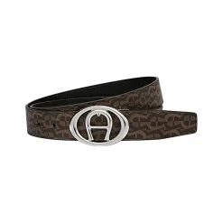 Aigner Belts-Business Reversible Belt 3.5 cm fango