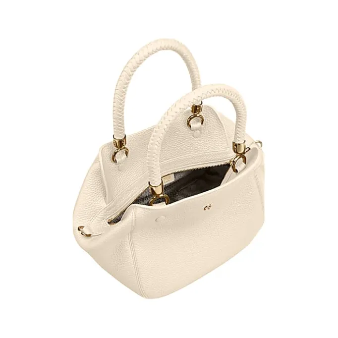 Aigner Bags-Carré Soft handbag M macadamia white