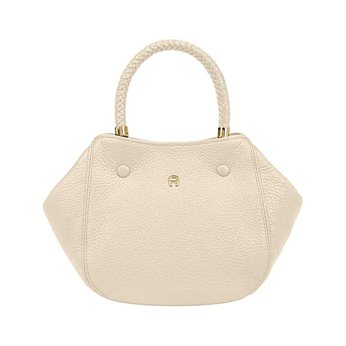 Aigner Bags-Carré Soft handbag S macadamia white