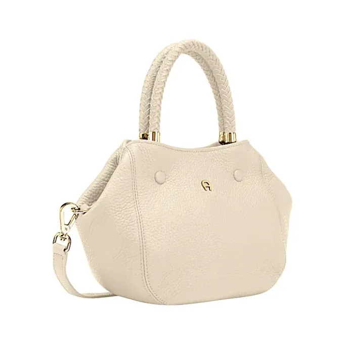 Aigner Bags-Carré Soft handbag S macadamia white