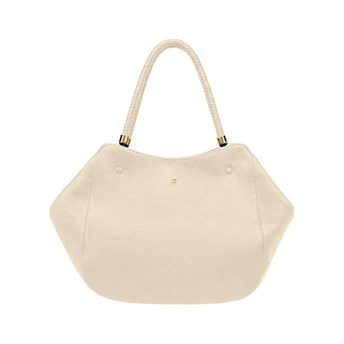 Aigner Bags-Carré Soft Shopper L macadamia white