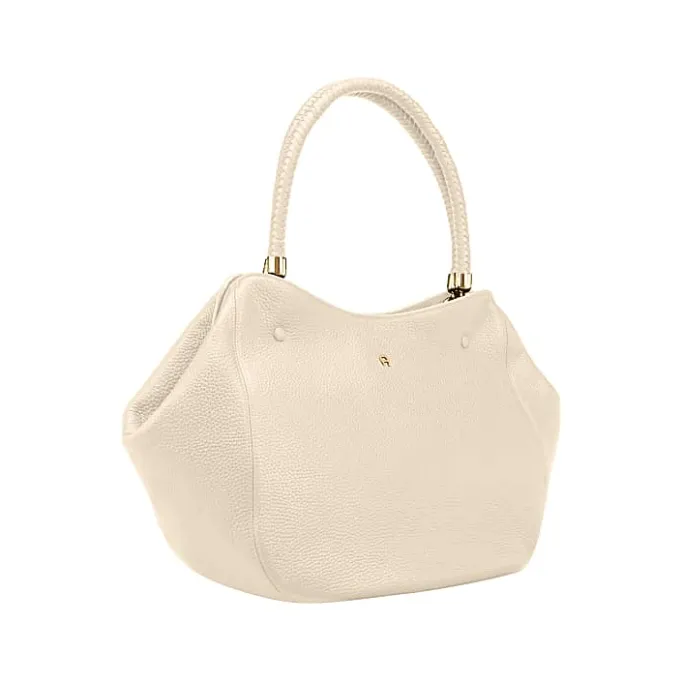 Aigner Bags-Carré Soft Shopper L macadamia white