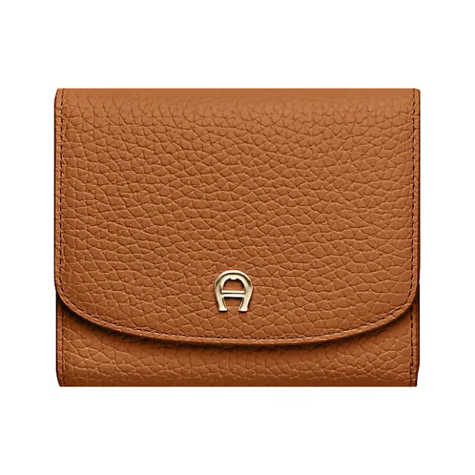 Aigner Wallets-CARRÉ SOFT wallet cognac brown