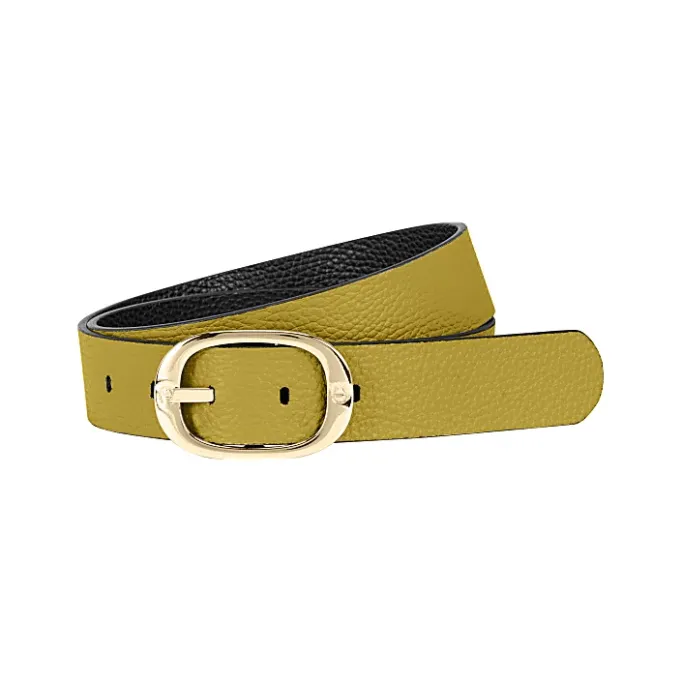 Aigner Belts-Casual Belt 3,5cm Golden Olive