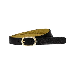 Aigner Belts-Casual Reversible Belt 2.5 cm Golden Olive