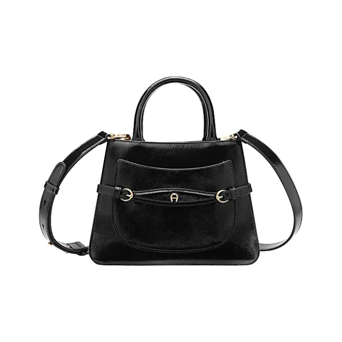 Aigner Bags-Cavallo Lacca handbag M black
