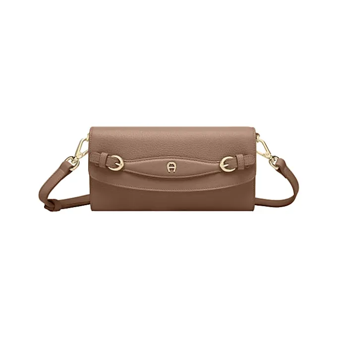 Aigner Leather Accessories-CAVALLO Wallet on chain Oat Beige