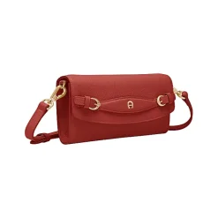 Aigner Leather Accessories-CAVALLO Wallet on chain burnt red
