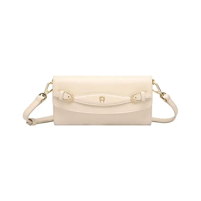 Aigner Leather Accessories-CAVALLO Wallet on chain macadamia white