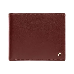 Aigner Wallets-COMBINATION WALLET antic red