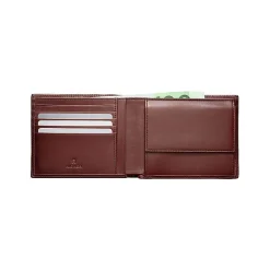 Aigner Wallets-COMBINATION WALLET antic red