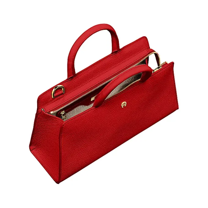 Aigner Bags-Cybill Handbag Stretch M lipstick red