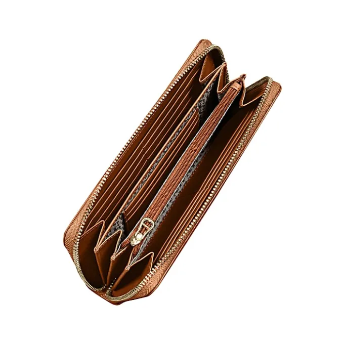 Aigner Wallets-DEBORAH bill and card case cognac brown