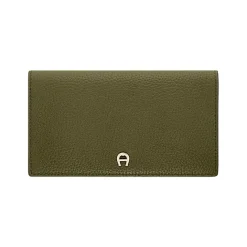 Aigner Wallets-Delia bill and card case dark olive