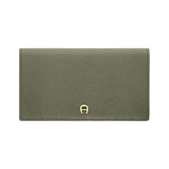 Aigner Wallets-Delia bill and card case moss green