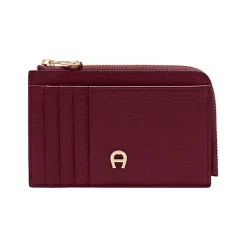 Aigner Wallets-Delia card case burgundy