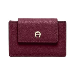 Aigner Wallets-Delia Card Case burgundy