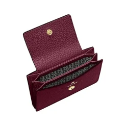 Aigner Wallets-Delia Card Case burgundy