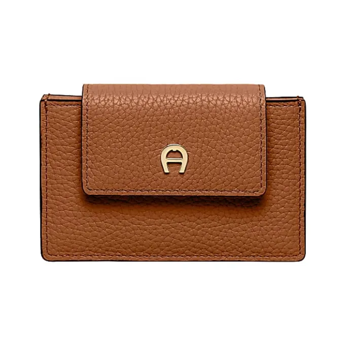 Aigner Wallets-Delia Card Case cognac brown