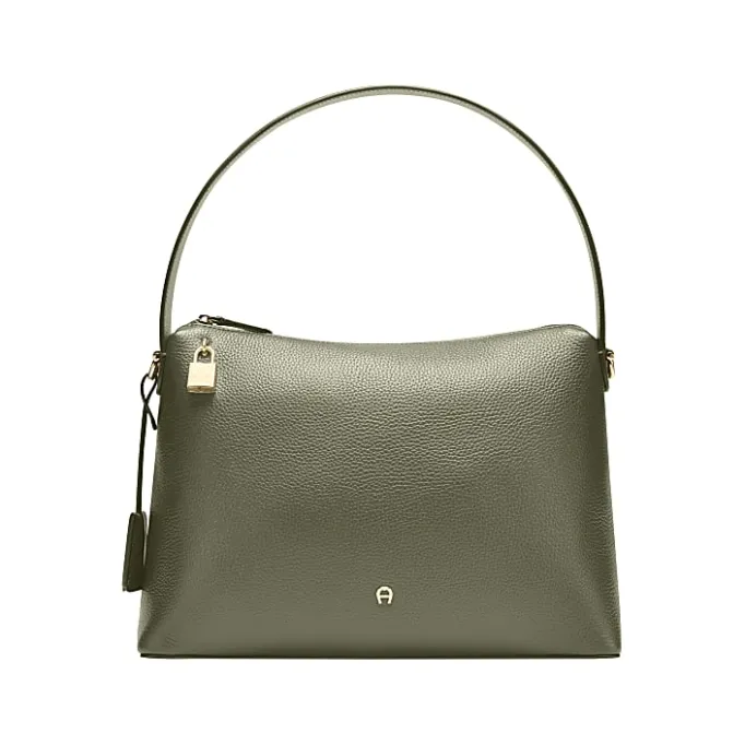Aigner Bags-Delia hobo bag M moss green