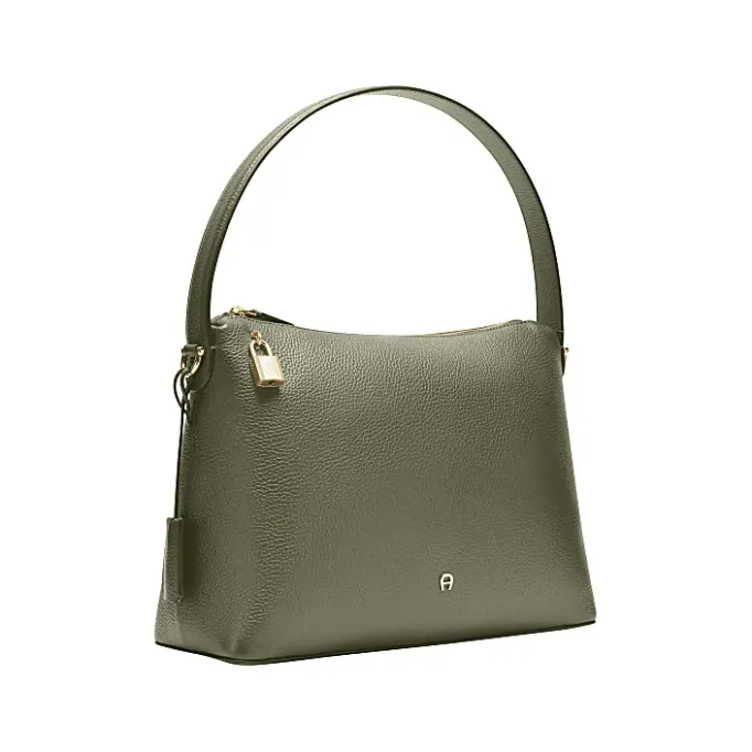 Aigner Bags-Delia hobo bag M moss green