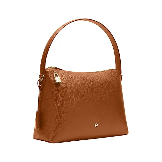 Aigner Bags-Delia hobo bag M cognac brown