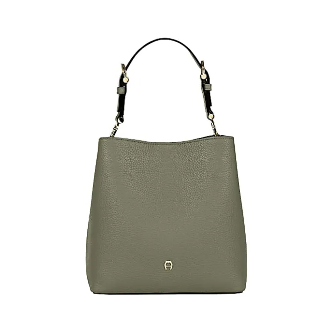 Aigner Bags-Delia hobo bag S moss green