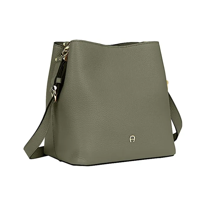 Aigner Bags-Delia hobo bag S moss green