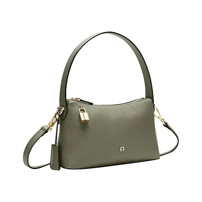 Aigner Bags-Delia hobo bag S moss green