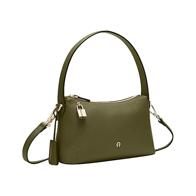 Aigner Bags-Delia hobo bag S dark olive
