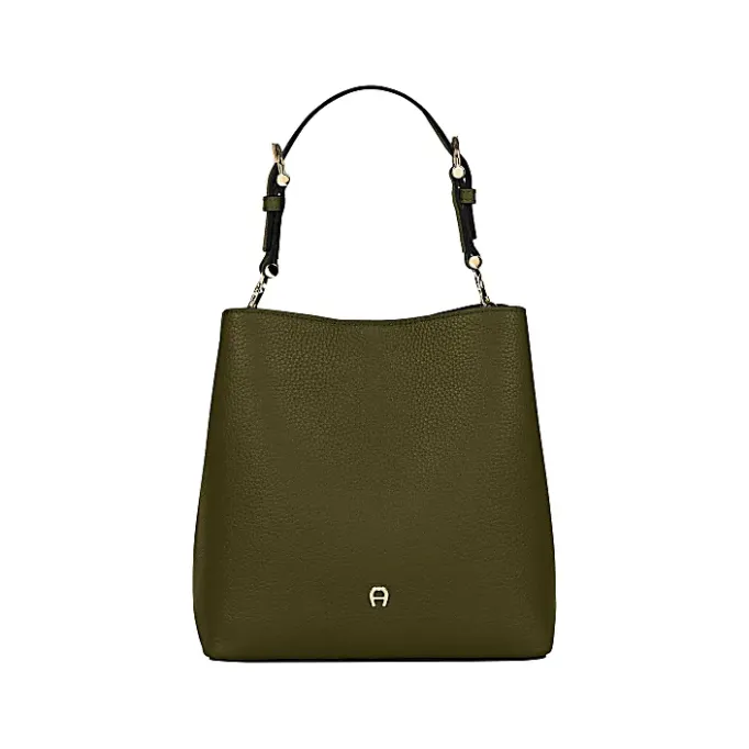 Aigner Bags-Delia hobo bag S dark olive