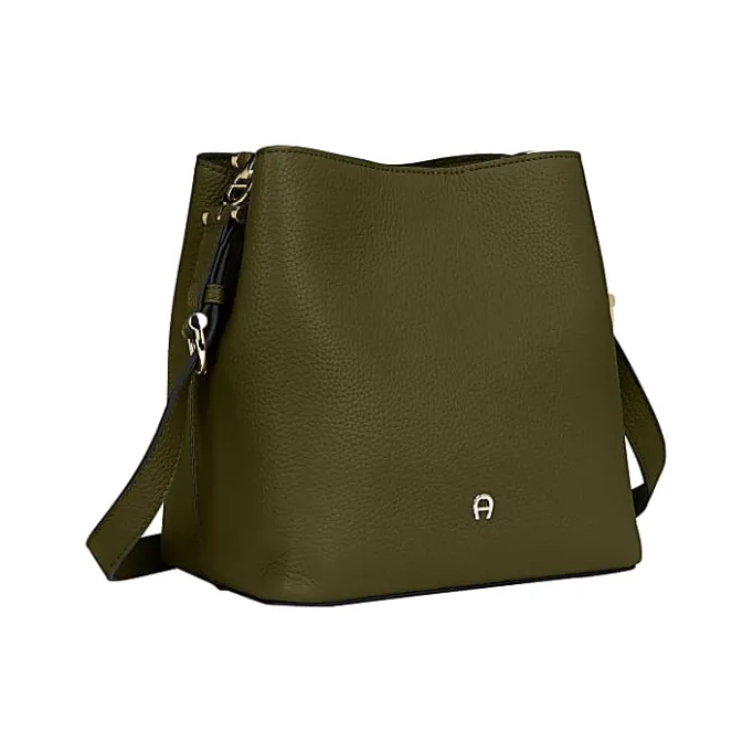 Aigner Bags-Delia hobo bag S dark olive