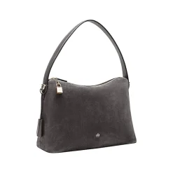 Aigner Bags-Delia Suede hobo bag M night grey