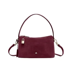 Aigner Bags-Delia Suede hobo bag S burgundy