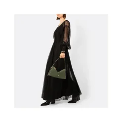 Aigner Bags-Delia Suede hobo bag S night grey