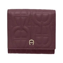 Aigner Wallets-Diadora logo card case port red