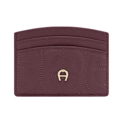 Aigner Wallets-Diadora Logo card case port red
