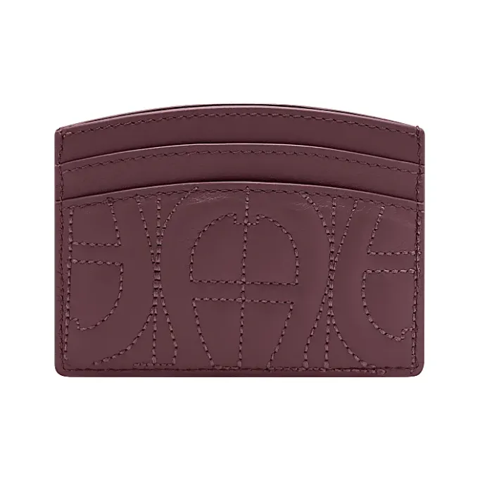 Aigner Wallets-Diadora Logo card case port red