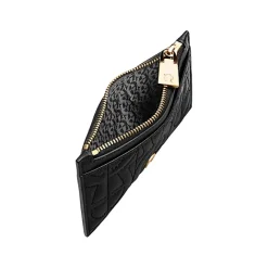 Aigner Wallets-Diadora logo card case black