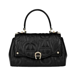 Aigner Bags-Diadora Logo Handbag S black
