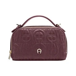 Aigner Leather Accessories-Diadora Pouch port red