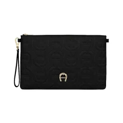 Aigner Leather Accessories-Diadora Pouch M black